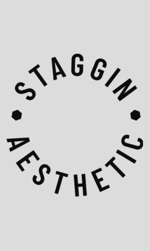 STAGGIN AESTHETIC TANK - whiteBlack Design