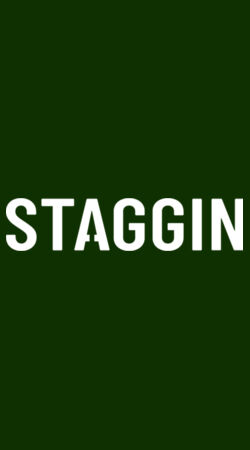 STAGGIN VERS TOP ORIGINAL greenWhite Design