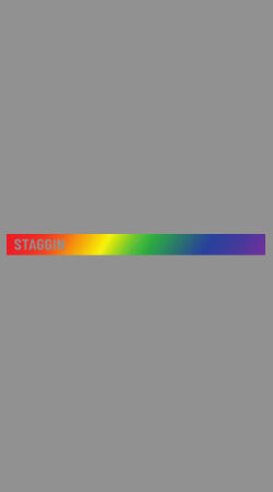 STAGGIN PRIDE STRIPE Grey Design
