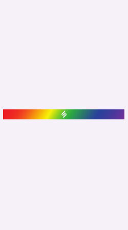 STAGGIN RAINBOW STAG - whiteRainbow Design