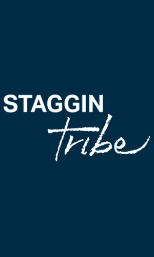 STAGGIN TRIBE FSPLIT - navyWhite Design