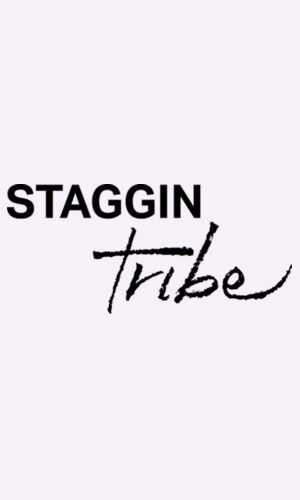 STAGGIN TRIBE FSPLIT - whiteBlack Design