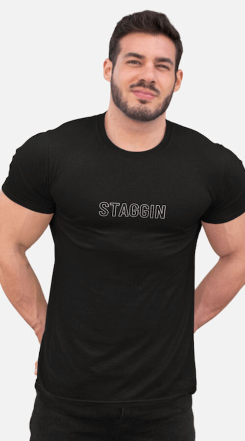 STAGGIN ORIGINAL OUTLINE blackwhite Thumbnail