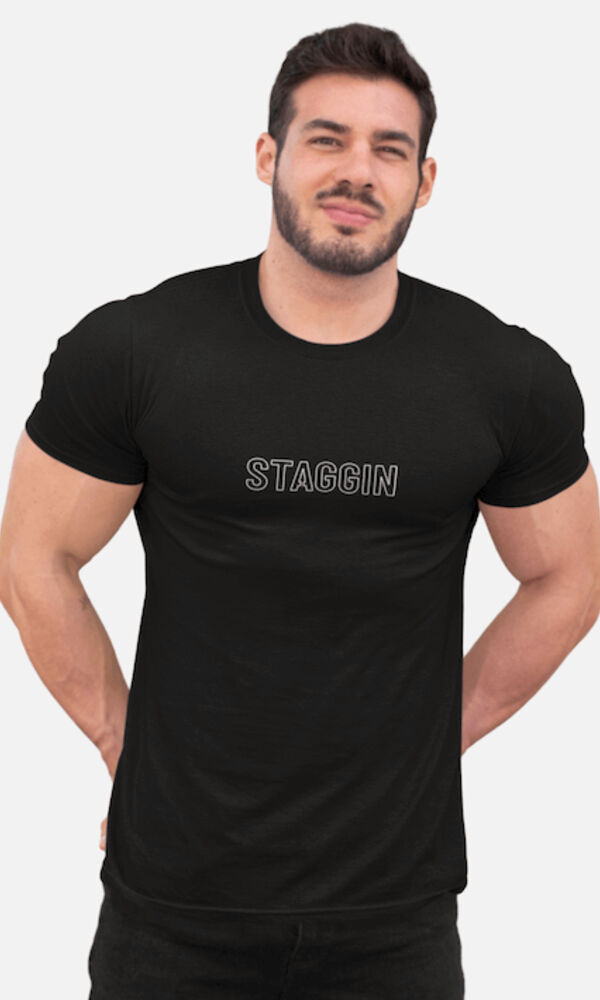 STAGGIN ORIGINAL OUTLINE blackwhite Thumbnail