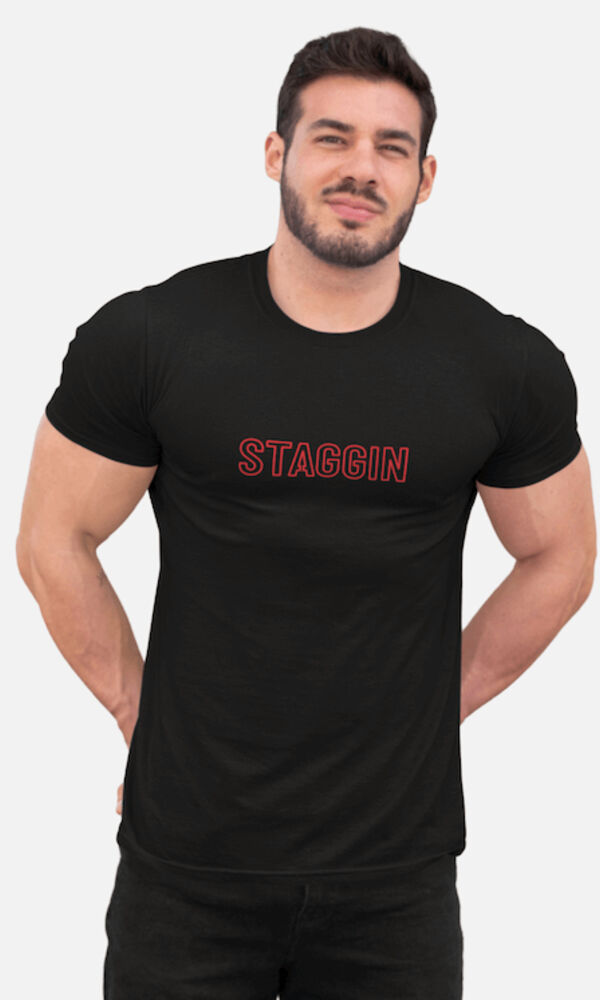 STAGGIN ORIGINAL OUTLINE blackred Thumbnail