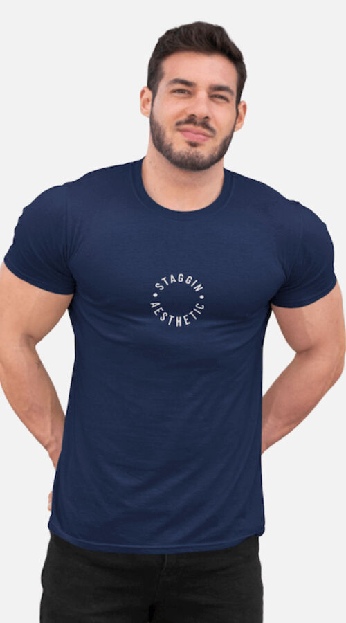 STAGGIN AESTHETIC - navyWhite Thumbnail