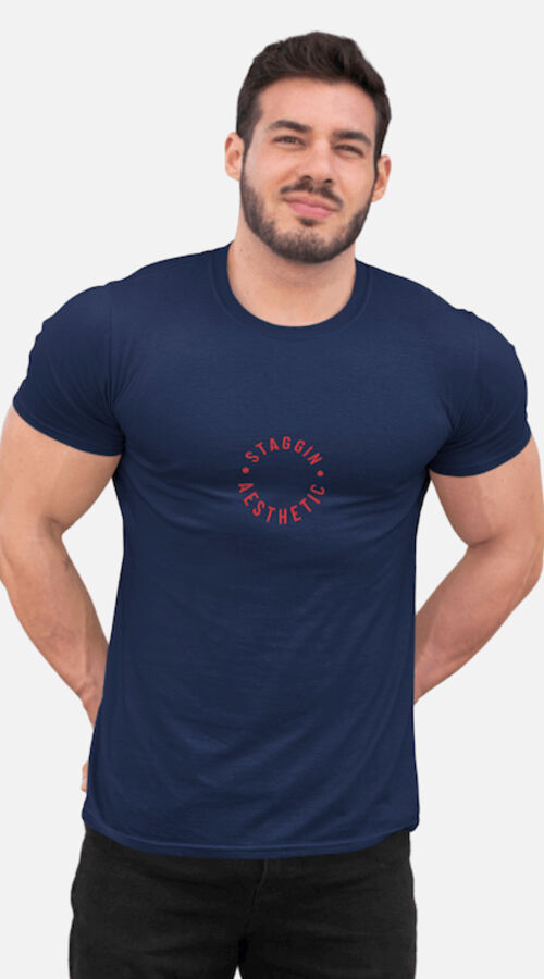 STAGGIN AESTHETIC - navyRed Thumbnail