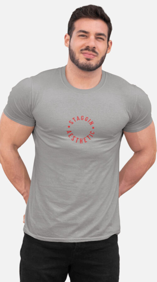 STAGGIN AESTHETIC - greyRed Thumbnail