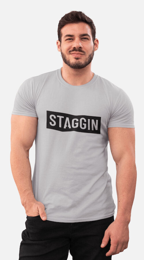 STAGGIN BOLD BLOCK - greyBlack Thumbnail