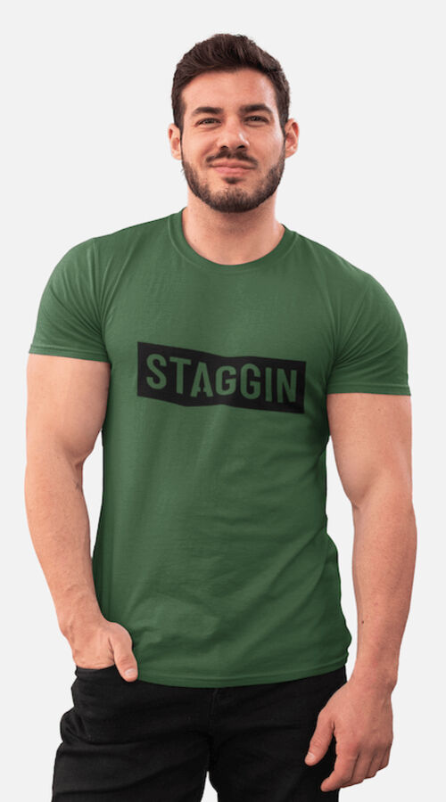 STAGGIN BOLD BLOCK - greenBlack Thumbnail