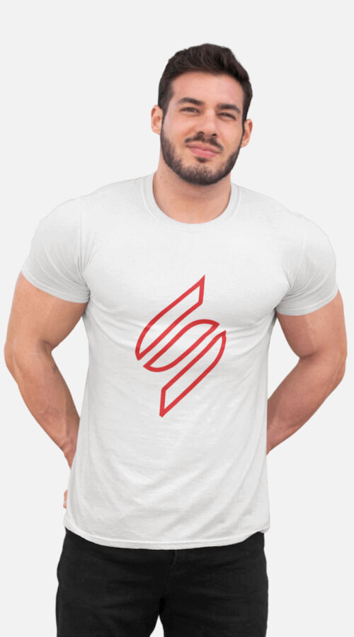 STAGGIN BOLD STAG - whiteRed Thumbnail