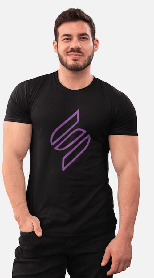 STAGGIN BOLD STAG - blackPurple Thumbnail