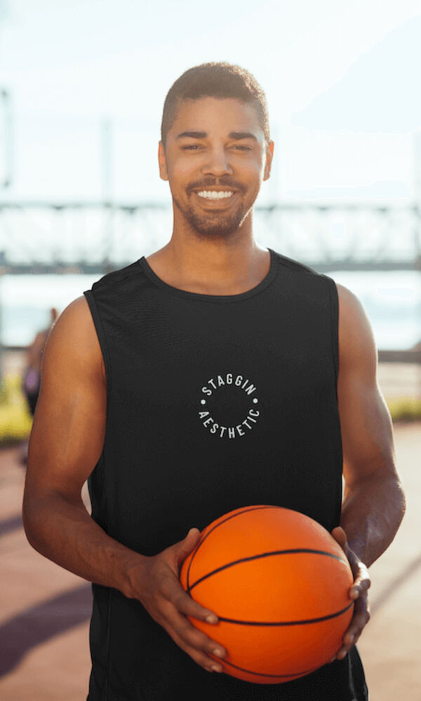 STAGGIN AESTHETIC TANK - blackWhite Thumbnail