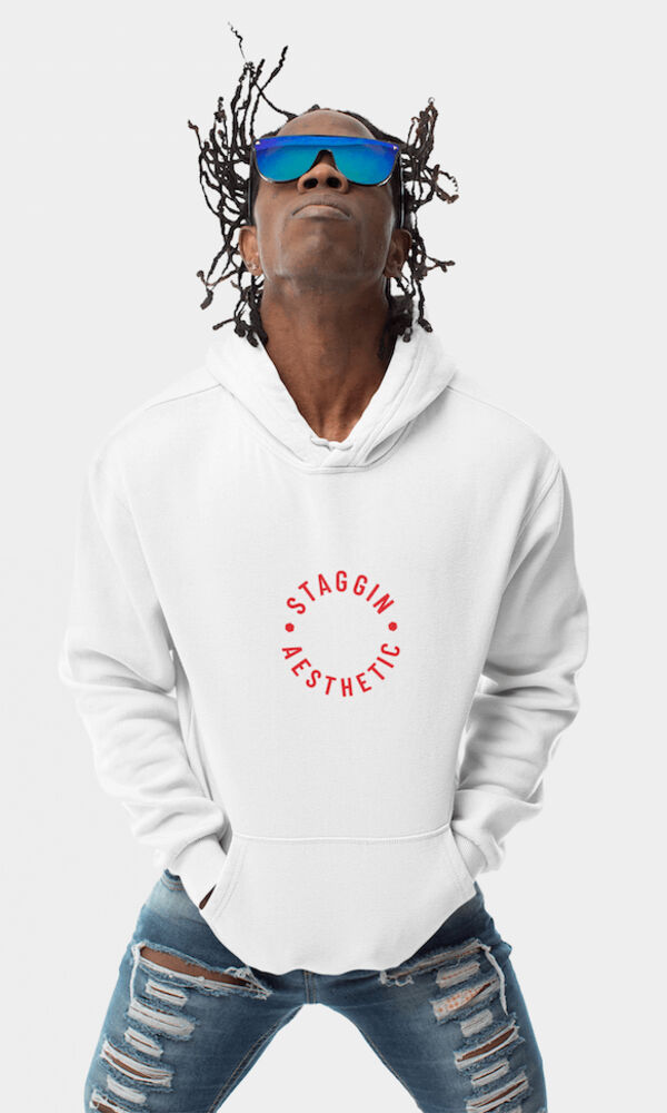 STAGGIN AESTHETIC - whiteRed Thumbnail