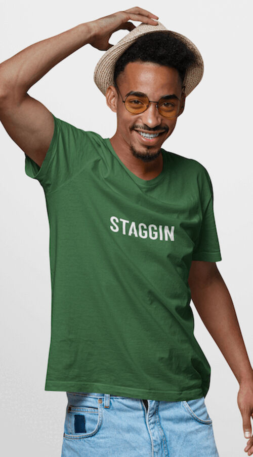 STAGGIN TOP ORIGINAL greenWhite Thumbnail