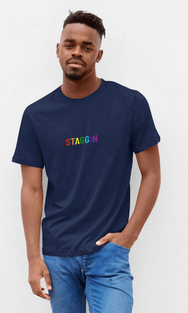 STAGGIN RAINBOW WORD - navyRainbow Thumbnail