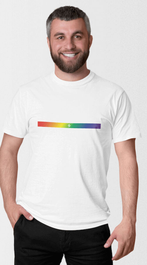 STAGGIN RAINBOW STAG - whiteRainbow Thumbnail