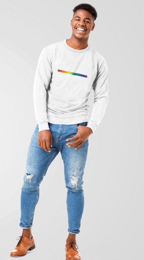 STAGGIN RAINBOW STAG LS - whiteRainbow Thumbnail