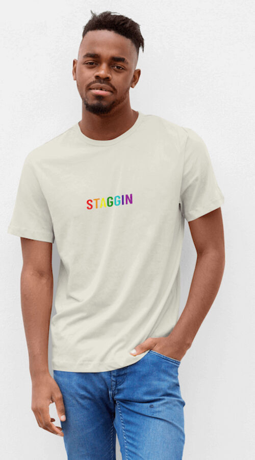 STAGGIN WORD RAINBOW - naturalRainbow Thumbnail