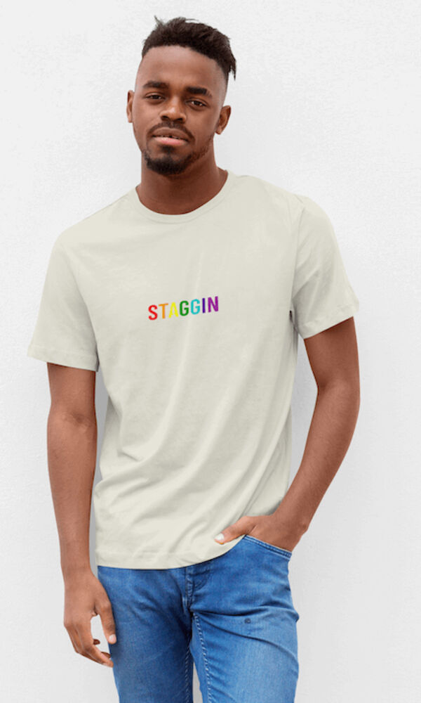 STAGGIN WORD RAINBOW - naturalRainbow Thumbnail