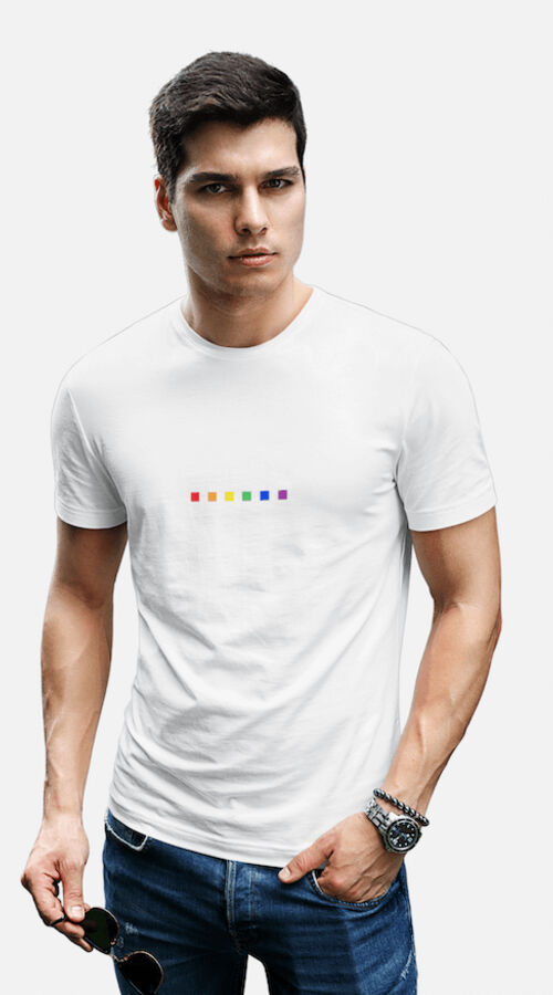 STAGGIN PRIDE SUBTLE - whiteRainbow Thumbnail