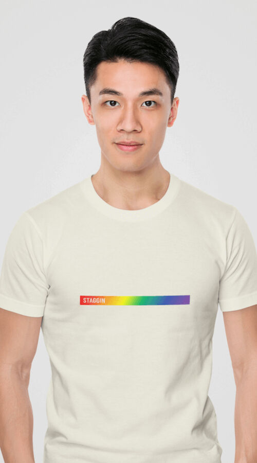 STAGGIN PRIDE STRIPE - naturalRainbow Thumbnail