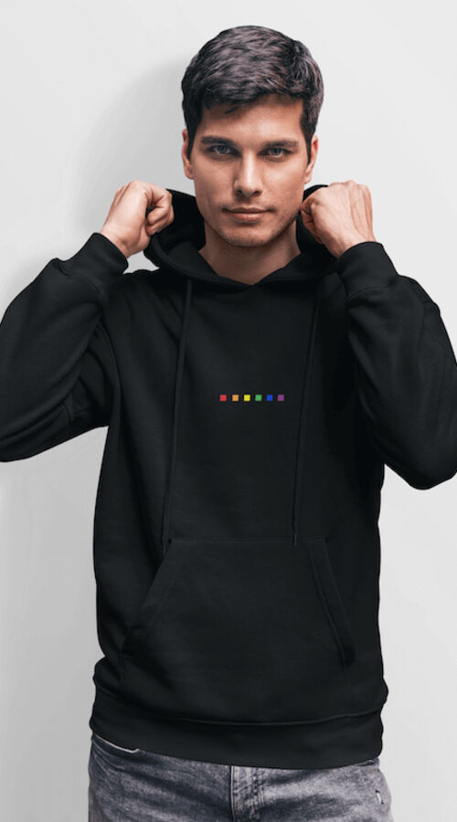 STAGGIN PRIDE SUBTLE Hoodie - blackRainbow Thumbnail