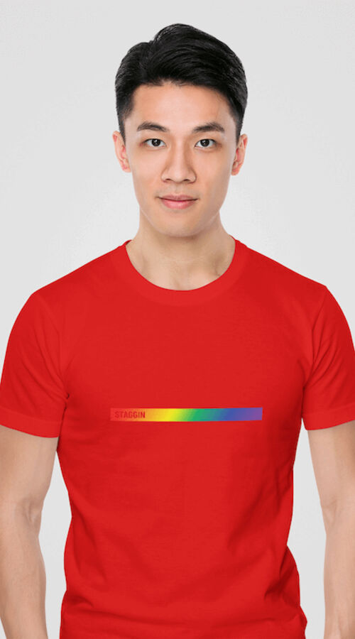 STAGGIN TOP PRIDE STRIPE - redRainbow Thumbnail