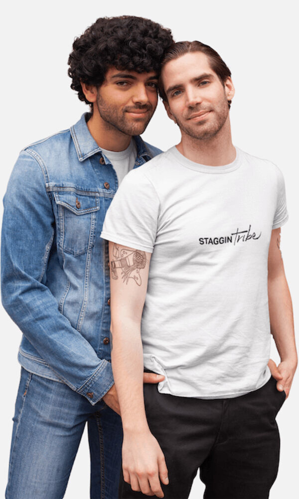 STAGGIN TRIBE BASIC - whiteBlack Thumbnail