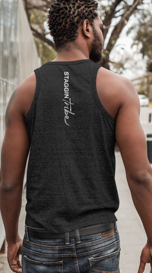 STAGGIN TRIBE SELECT SINGLET BVERT - blackWhite Thumbnail